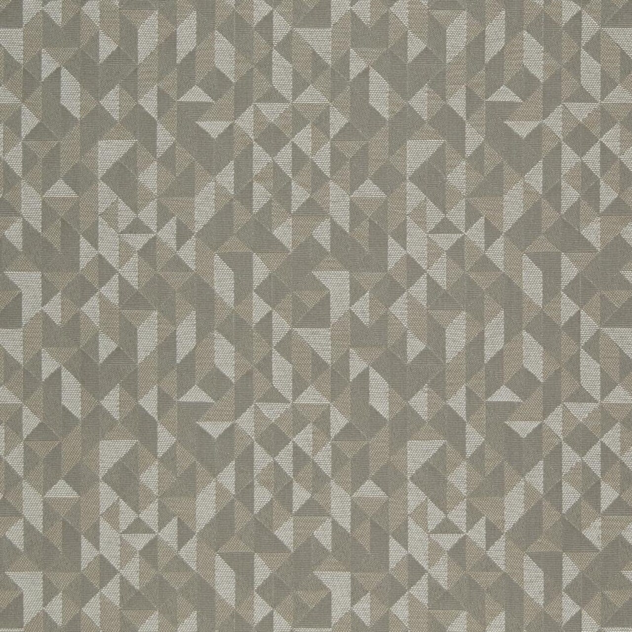 Grey Stain Resistant Performance Pet Friendly Small Scale Geometric Woven Pattern Upholstery Fabric by The Yard - SKU: Christopher Flannel